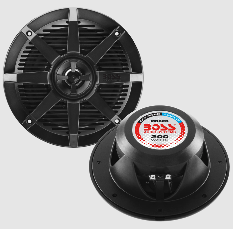 Boss Audio Systems Marine 6.5in Speakers / 200 Watts / Full Range / 2 Way MR62B MR62B User 1