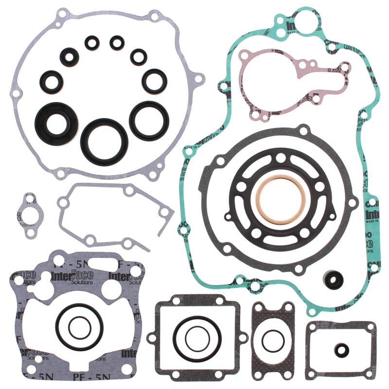 Vertex Pistons Vertex Gaskets 98-00 Kawasaki KX125 Complete Gasket Kit w/ Oil Seals 811427 811427 Photo - Primary