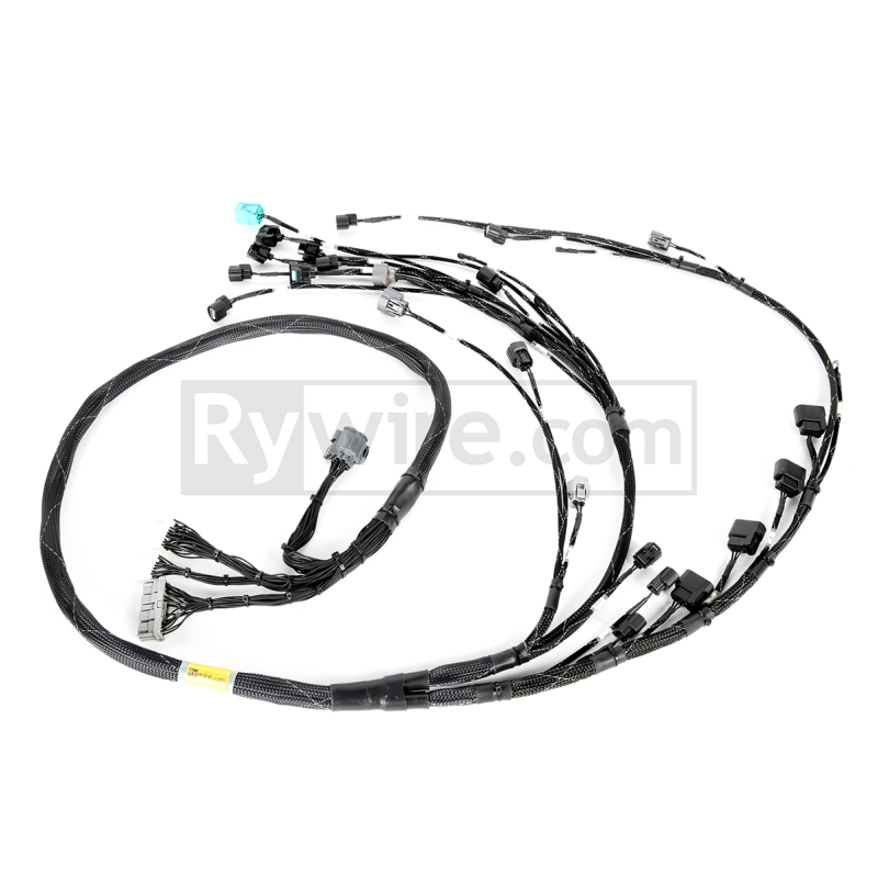 Rywire Honda K24Z3 Tucked Budget Engine Harness w/OBD2 02-04 K24Z3 Sensors & Connectors/Front VSS RY-K24Z3-BASE