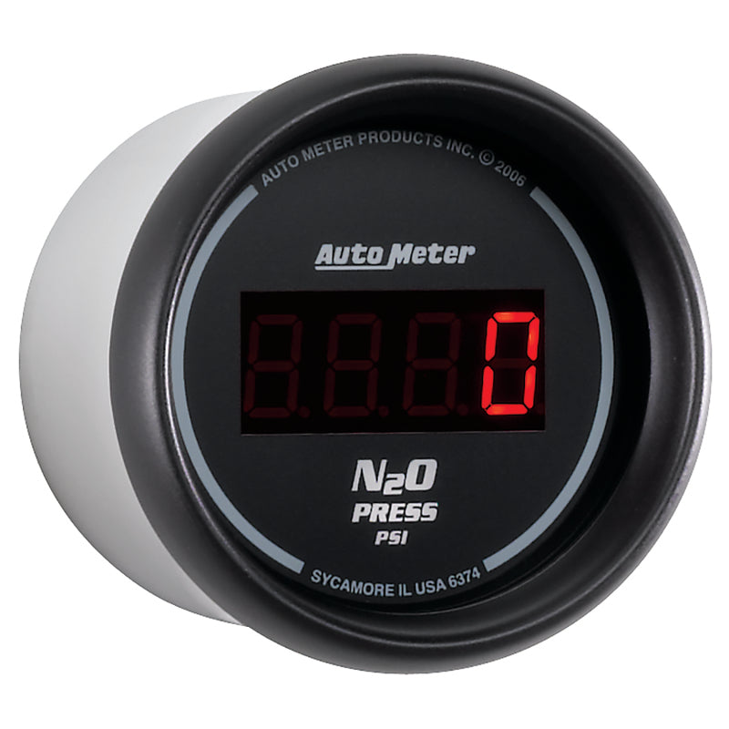 Autometer Gauge,Nitrous Pressure, 2 1/16",1600psi,Digital, Black Dial w/ Red 6374 User 3