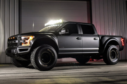 KC HiLiTES 17-18 Ford Raptor 57in. Pro6 Gravity LED 9-Light 180w Combo Beam Overhead Light Bar Sys 91333 91333 Photo - lifestyle view