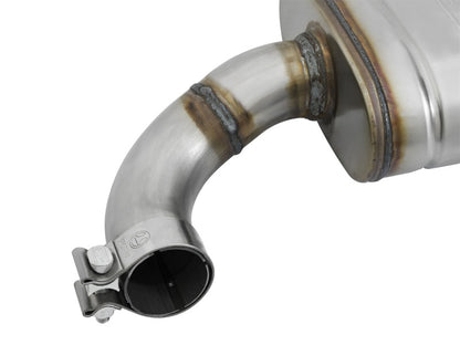 aFe MACH Force-Xp 2-1/2in 409 Stainless Steel Axle-Back Dual Exhaust w/Pol 49-43085-P Photo - Unmounted