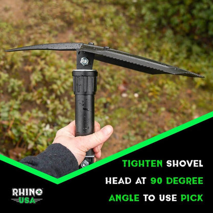 Rhino USA Folding Recovery Shovel W/Pick RNO-ETOOL RNO-ETOOL User 3