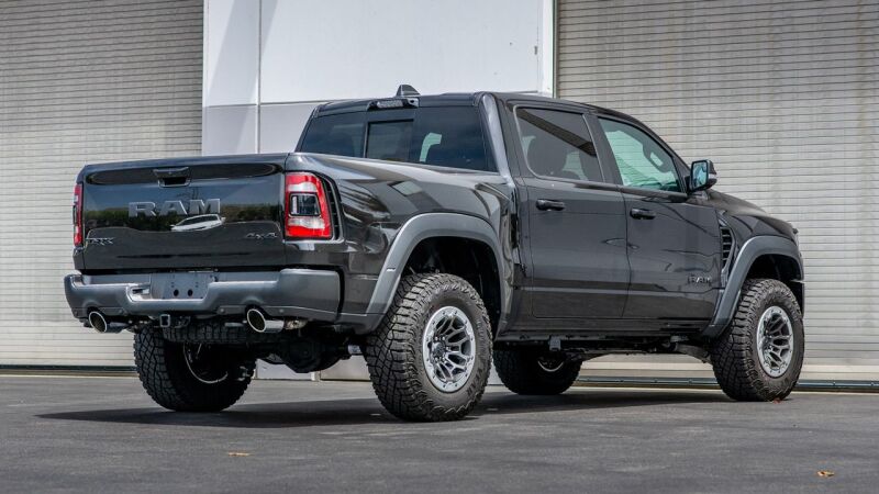 Borla 21-22 Dodge RAM 1500 TRX 6.2L V8 4WD CCSB 5in. Chrome-Plated Optional Tips - 304SS 60718 60718 Photo - lifestyle view