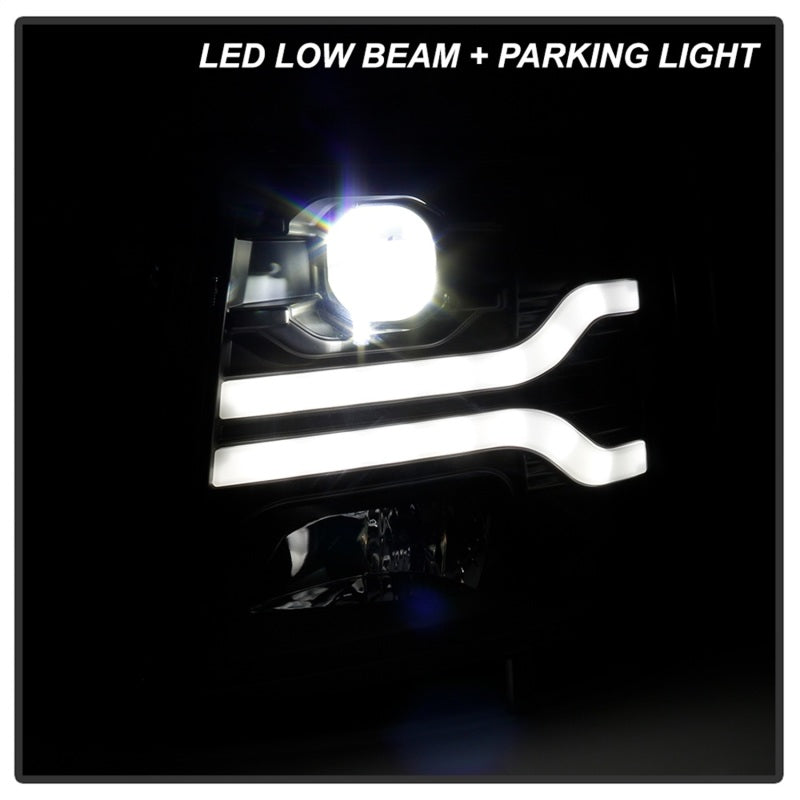 Spyder Chevy Silverado 1500 07-13/2500HD/3500HD 07-14 LED Black PRO-YD-CS07V3PL-BK 5087614 5087614 Photo - Unmounted