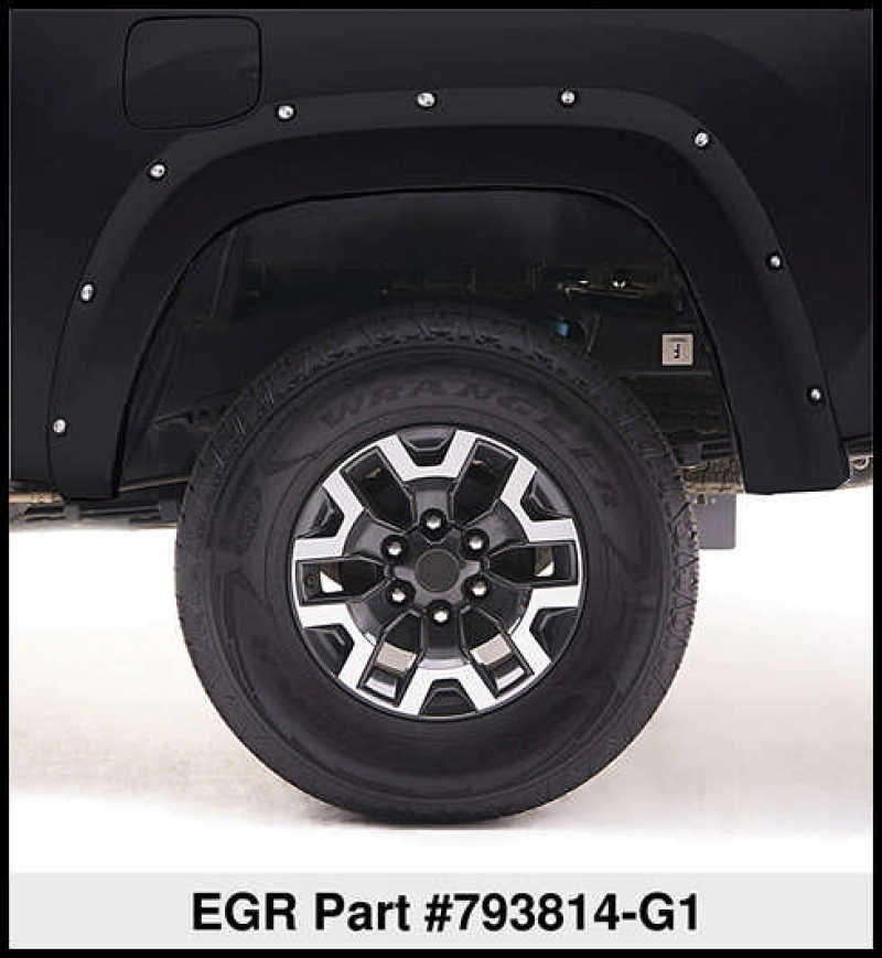 EGR 11-15 Ford Super Duty Bolt-On Look Color Match Fender Flares - Set - Carbon Black 793814-G1 793814-G1 Thumbnail