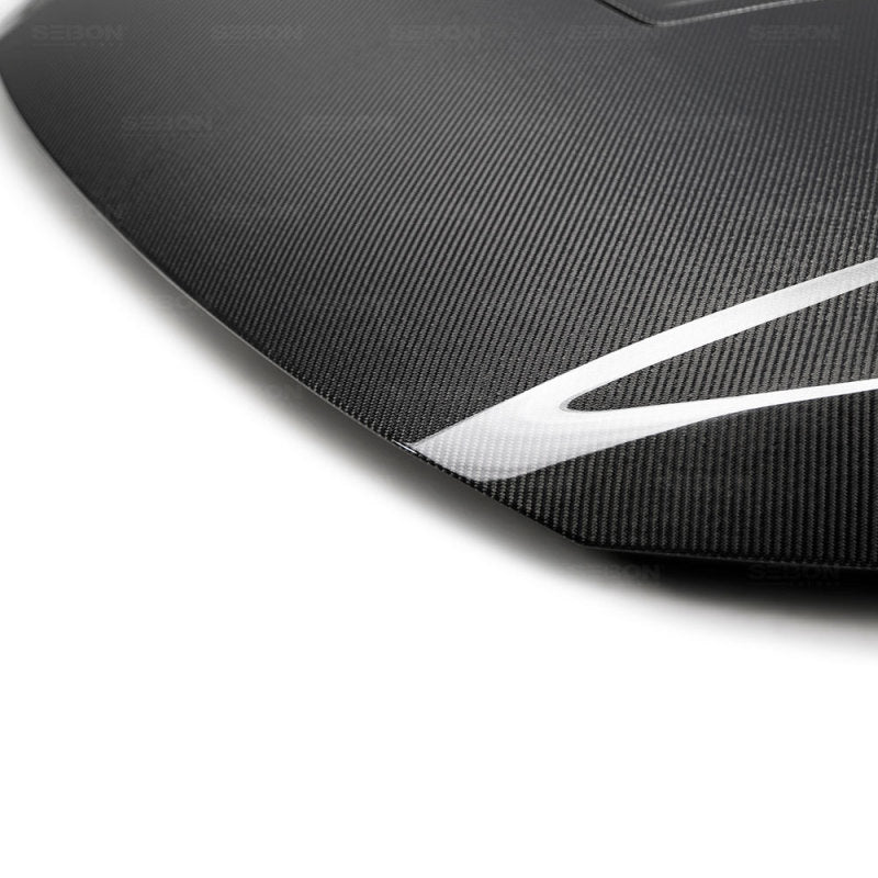 Seibon Carbon Fiber Hood for 2017-2021 Honda Civic Type R HD17HDCVR-OE Photo - Primary