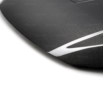 Seibon Carbon Fiber Hood for 2017-2021 Honda Civic Type R HD17HDCVR-OE Photo - Primary