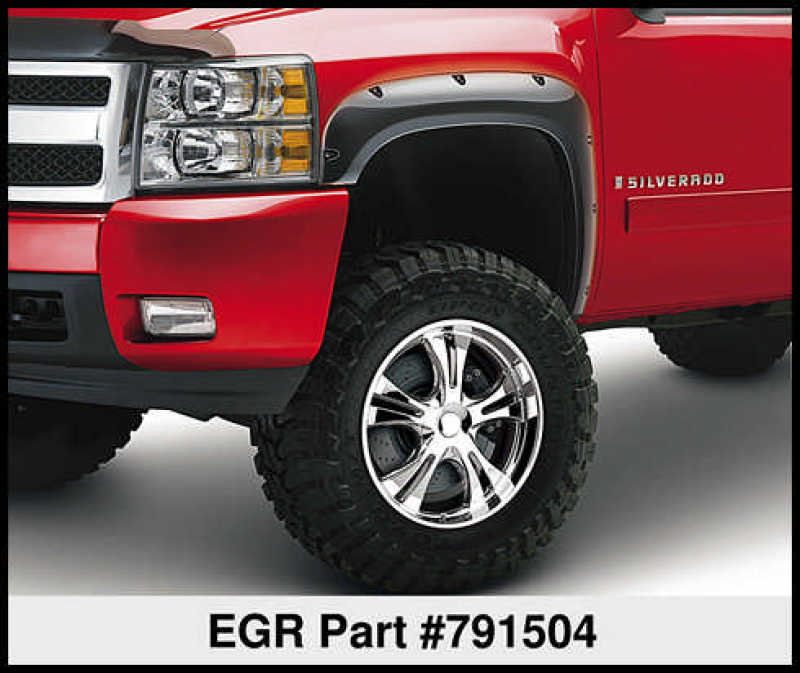 EGR 07-13 Chev Silverado 6-8ft Bed Bolt-On Look Fender Flares - Set 791504 791504 Thumbnail
