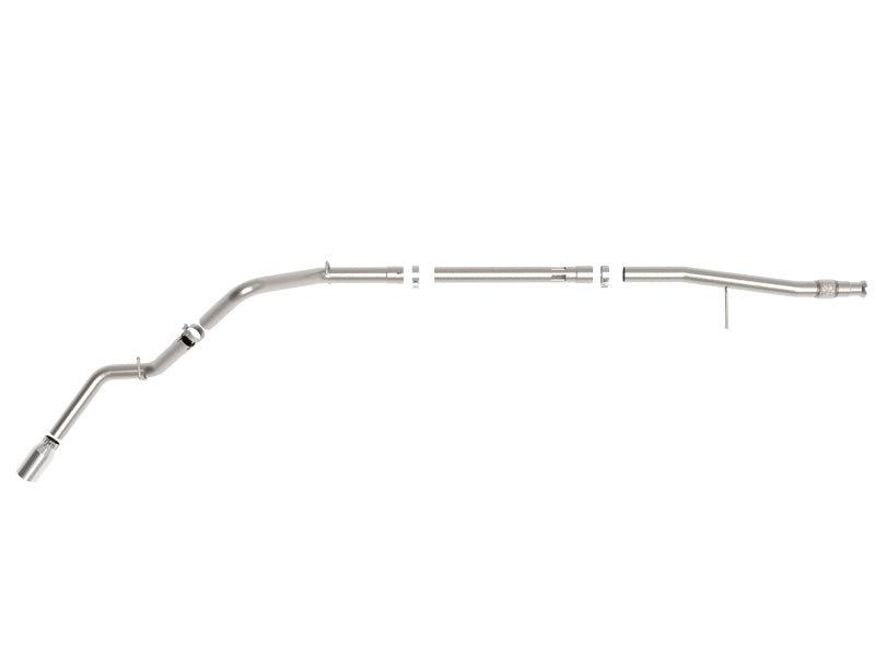 aFe Large Bore-HD 3in 409SS DPF-Back 20-21 GM Trucks L6-3.0L (td) LM2 - Polished Tip 49-44128-P 49-44128-P Photo - Unmounted
