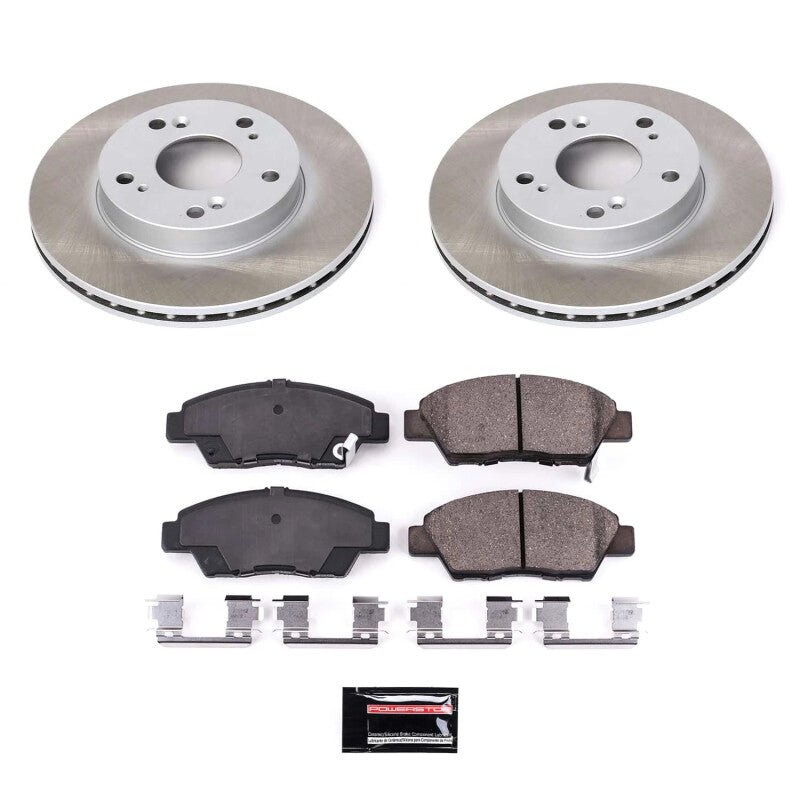 PowerStop Power Stop 11-15 Honda CR-Z Front Semi-Coated Rotor Kit SC5400 SC5400 Photo - Primary