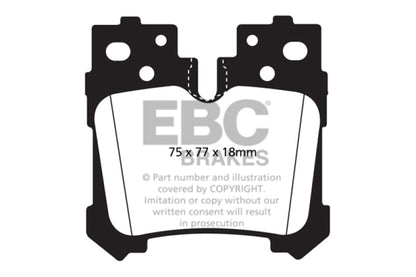 EBC Disc Brake Pad Set DP21812 Photo - Primary