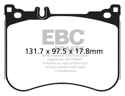EBC Disc Brake Pad Set DP42178R Photo - Primary