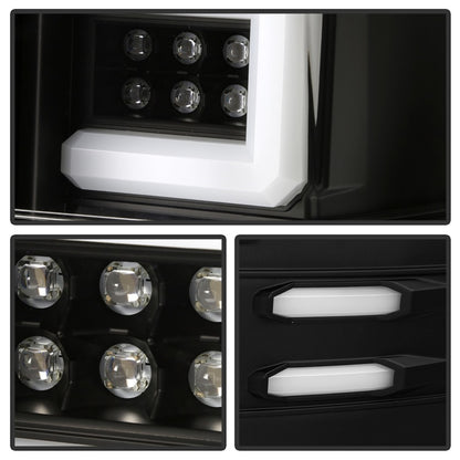 SPYDER Chevy 1500 14-16 Light Bar LED Tail Lights All Blk ALT-YD-CS14-LBLED-BKV2 5085856 5085856 Photo - Unmounted