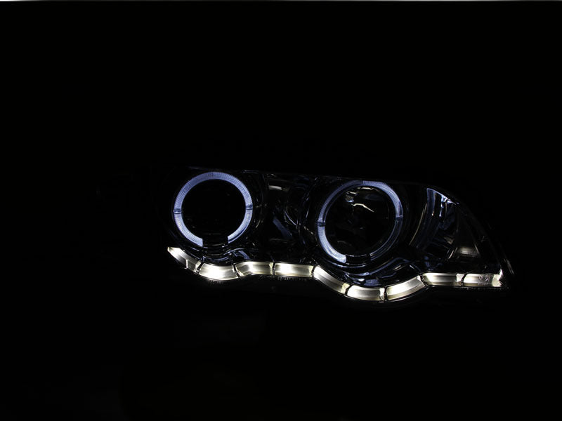 Anzo 2000-2003 BMW X5 Projector Headlights w/ Halo Chrome 121397 Photo - Mounted