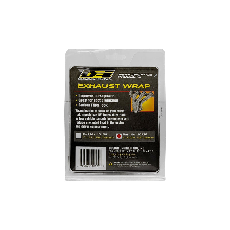 DEI Exhaust Wrap 2in x 15ft - Titanium 10129 10129 Photo - in package