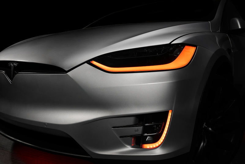 ORACLE Lighting 16-21 Tesla Model X Dynamic ColorSHIFT Headlight & Fog Light DRL Upgrade Kit 1467-332 1467-332 Photo - Mounted