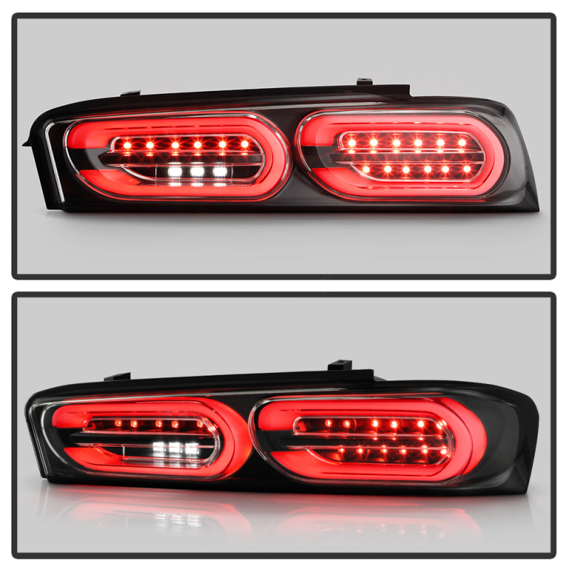 Spyder Chevy Camaro 16-18 Halogen LED Tail Lights Black ALT-YD-CCAM16HAL-SEQ-BK 5087218 5087218 User 5