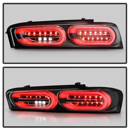 Spyder Chevy Camaro 16-18 Halogen LED Tail Lights Black ALT-YD-CCAM16HAL-SEQ-BK 5087218 5087218 User 5