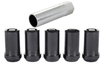 McGard Wheel Lock Nut Set - 5pk. (Cone Seat Tuner) M14X1.5 / 22mm Hex / 1.648in OAL - Black 25515BK 25515BK User 1