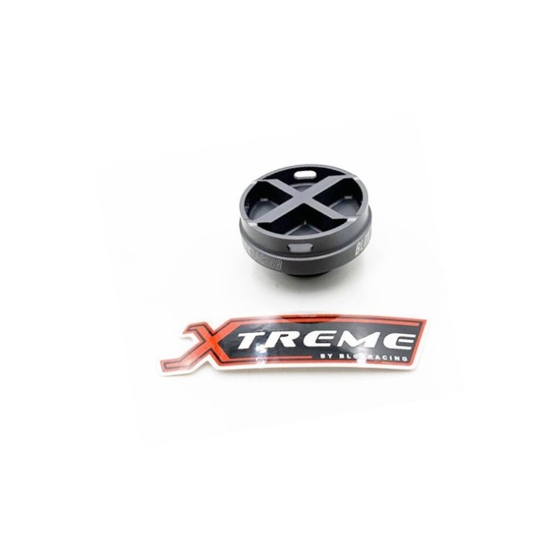 BLOX Racing Xtreme Line Billet Honda Oil Cap - Gun Metal BXAC-00502-GM BXAC-00502-GM Photo - Primary