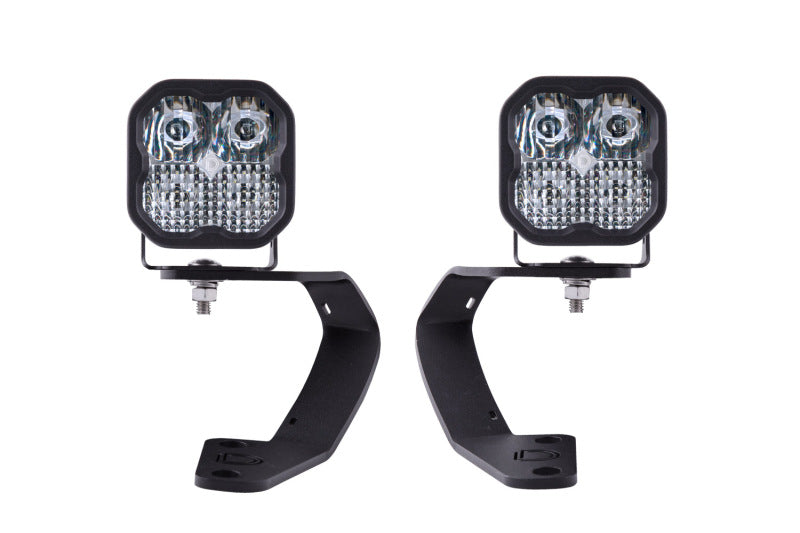 Diode Dynamics 10-21 Toyota 4Runner SS3 LED Ditch Light Kit Sport - White Combo DD6746 DD6746 Photo - Primary