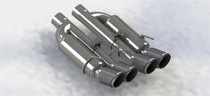 Kooks Headers Kooks 09-13 Chevrolet Corvette Z06/ZR1 3in. Valved Axle-Back Exhaust w/ SS Tips 21606750 21606750 Photo - Unmounted