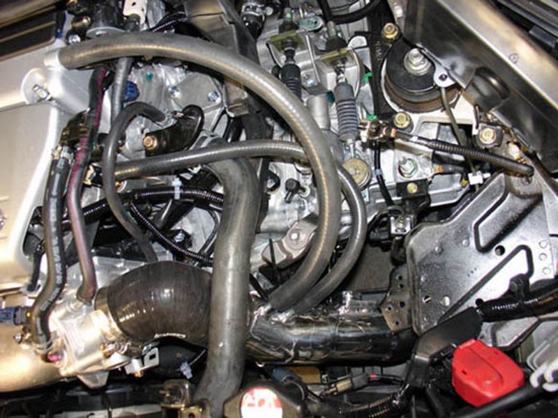 Injen Polished Cold Air Intake 02-05 Honda Civic Si 2.0L 4 Cyl SP1576P Photo - Mounted