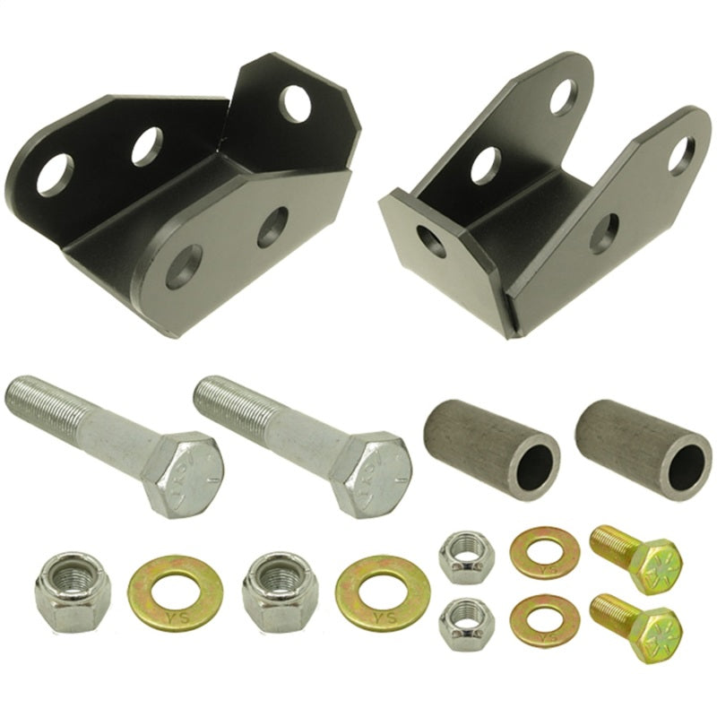 RockJock TJ/LJ Shock Mount Extensions Rear Lower w/ Hardware Pair CE-9601 CE-9601 Photo - Primary