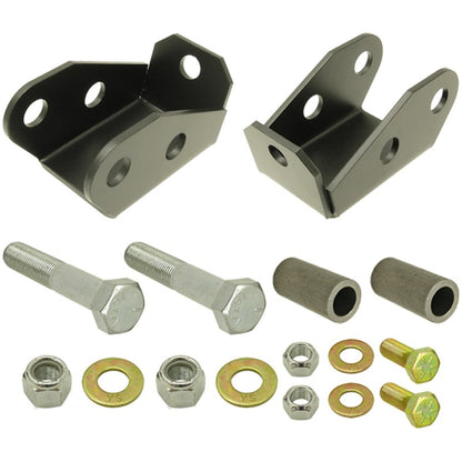 RockJock TJ/LJ Shock Mount Extensions Rear Lower w/ Hardware Pair CE-9601 CE-9601 Photo - Primary