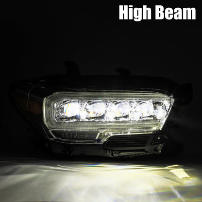 AlphaRex 16-20 Toyota Tacoma NOVA LED Projector Headlight Plank Style Alpha Black w/Activation Light 880705 880705 User 3