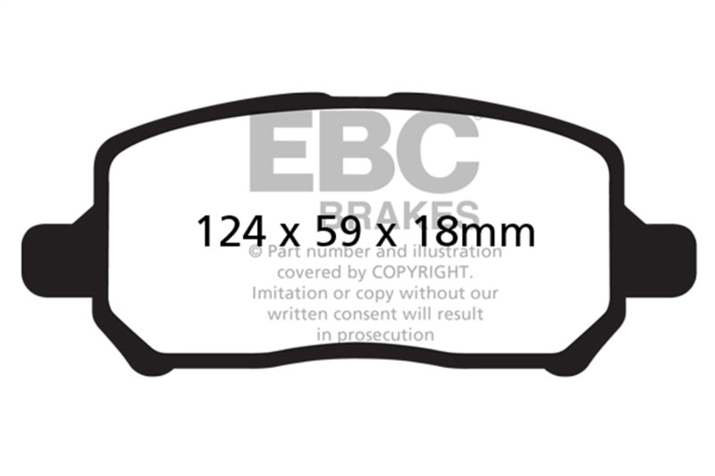 EBC Disc Brake Pad Set DP31660C Photo - Primary