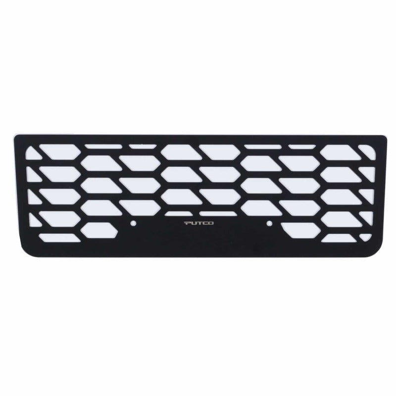 Putco 17-19 Ford SuperDuty - Hex Shield - Black Powder Coated Bumper Grille Inserts 83166 83166 Photo - Primary