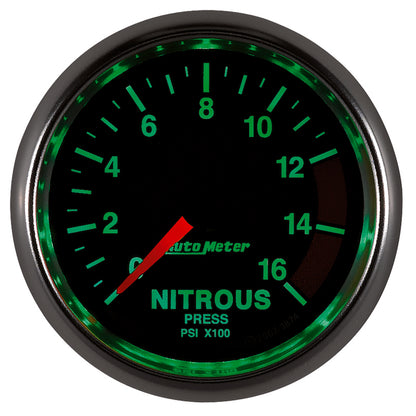 Autometer Gauge, Nitrous Pressure, 2 1/16", 1600psi, Digital Stepper Motor, Gs 3874 User 4