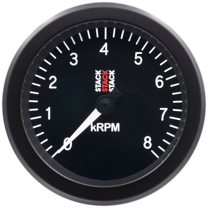 Autometer Stack Sport 88mm 0-8K RPM Tachometer - Black ST100-08 ST100-08 User 4