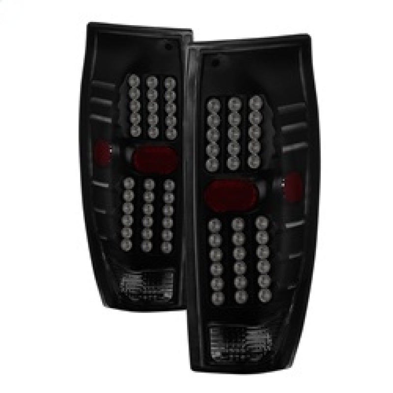 SPYDER xTune 02-06 Chevrolet Avalanche LED Tail Lights - Black Smoke (ALT-JH-CAV02-LED-BSM) 9036842 9036842 Photo - Primary