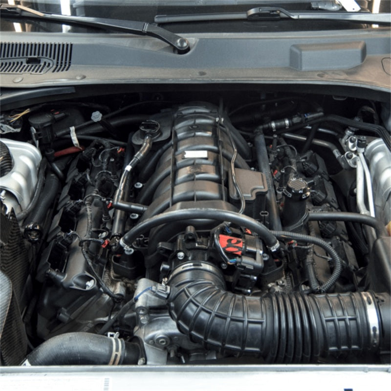 Grams Performance 05-18 Dodge Hemi 5.7L/6.1L/6.2L/6.4L Fuel Rail - Black G50-03-1015 G50-03-1015 Photo - Mounted
