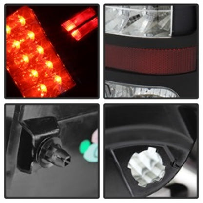 Spyder Dodge Ram 1500 13-14/Ram 2500 13-14 LED Tail Lights LED Model only - Blk ALT-YD-DRAM13-LED-BK 5077530 5077530 Photo - Unmounted