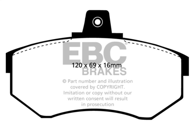 EBC Disc Brake Pad Set DP3369/2C Photo - Primary