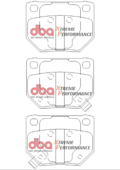 DBA 06-07 Subaru WRX XP650 Rear Brake Pads DB1220XP DB1220XP Photo - out of package