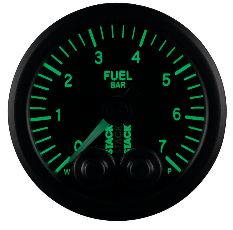 Autometer Stack 52mm 0-7 Bar M10 Male Pro-Control Fuel Pressure Gauge - Black ST3505 ST3505 User 7