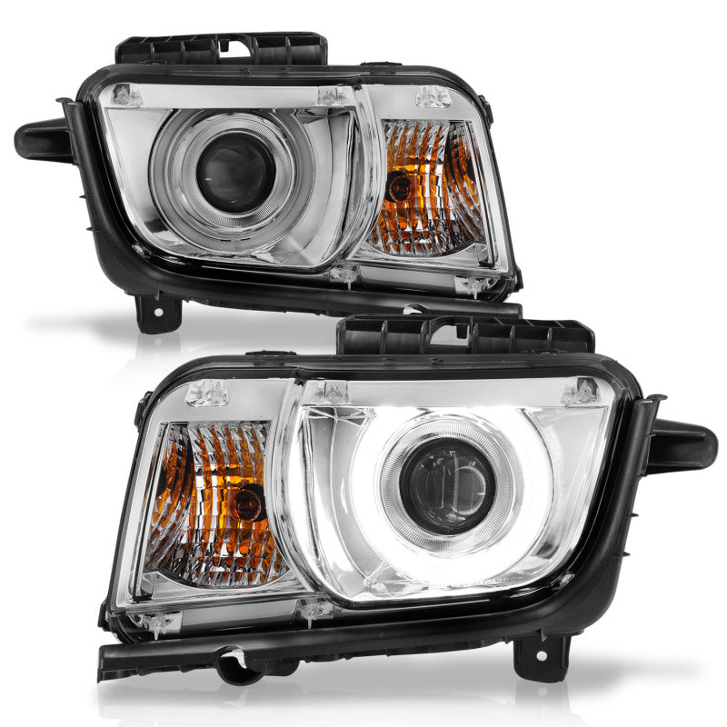Anzo 2010-2013 Chevrolet Camaro Projector Headlights w/ Halo Chrome (CCFL) 121311 Photo - Primary