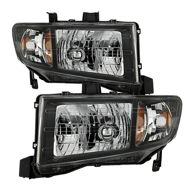 SPYDER Xtune Honda Ridgeline 06-13 Crystal Headlights Black HD-JH-HRID06-AM-BK 9025495 9025495 Photo - Primary