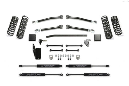 Fabtech 2020 Jeep Gladiator JT 6 Cyl 4WD 5in Trail System w/Stealth Shocks K4175M K4175M Photo - Primary