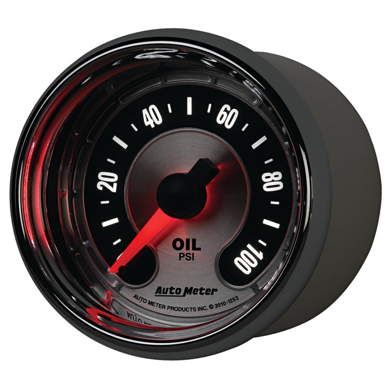 Autometer 2-1/16" Oil Pressure, 0-100 Psi, Stepper Motor, American Muscle 1253 User 3