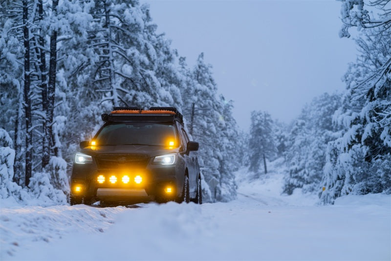 Rigid Industries D-SS Spot w/ Amber PRO Lens (Pair) 262214 262214 Photo - Mounted