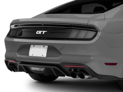 Raxiom 15-22 Ford Mustang Profile LED Tail Lights - Gloss Black Housing (Smoked Lens) 402183 402183 Photo - Close Up