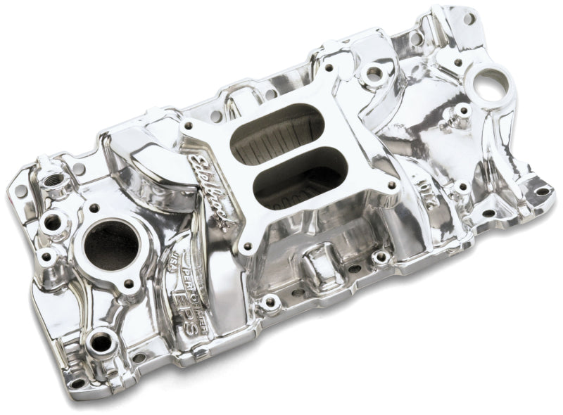 Edelbrock Sbc Performer Eps Polished Manifold 27011 Photo - Unmounted