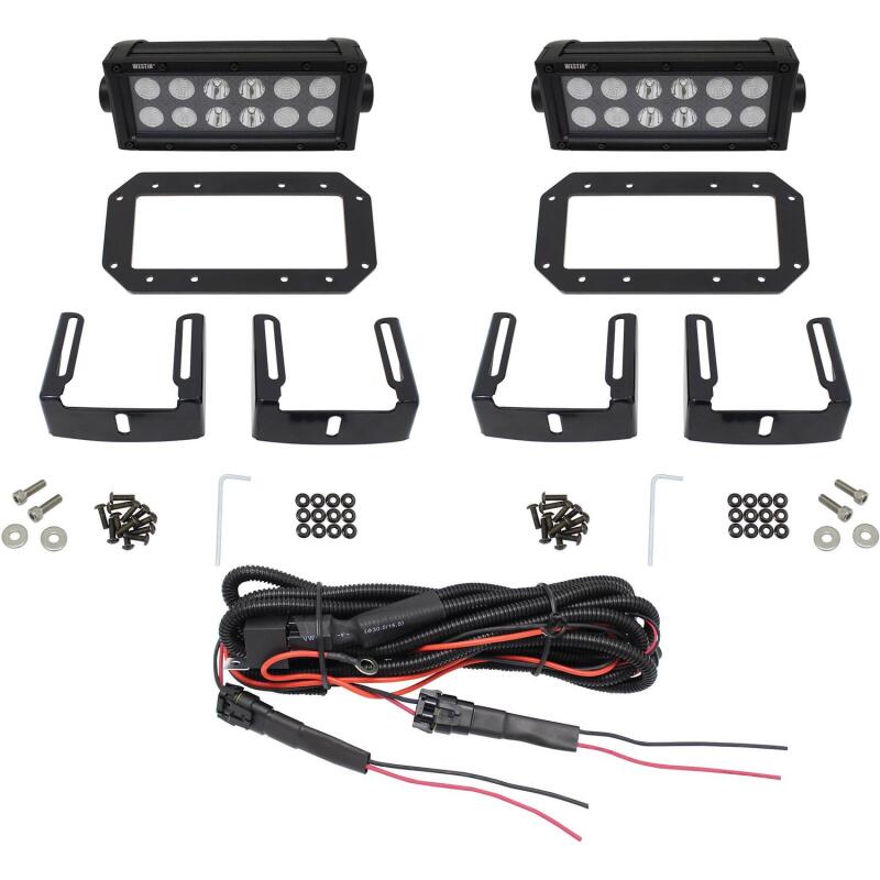 Westin HDX Flush Mount B-Force LED Light Kit 57-0025 Photo - Unmounted