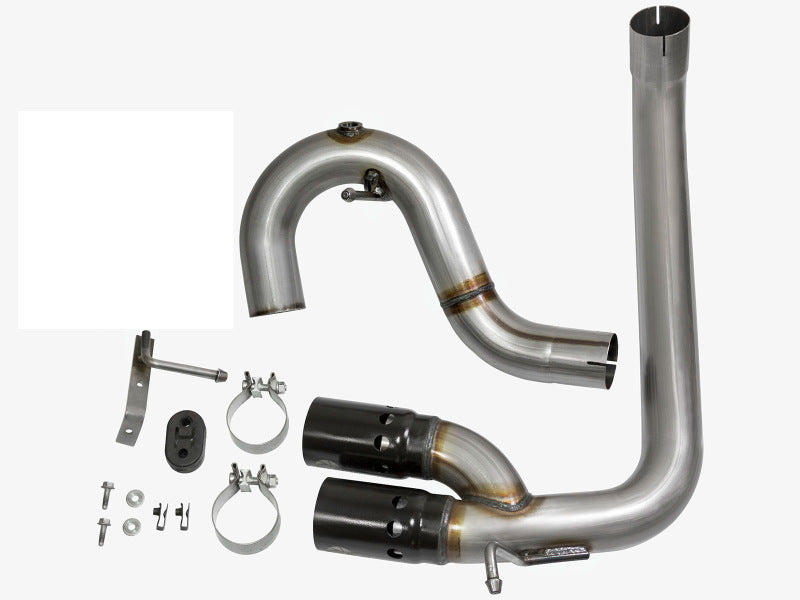 aFe  POWER 49-44065-B  Rebel Series 3" 409 SS DPF-Back Exhaust System 49-44065-B Photo - Unmounted